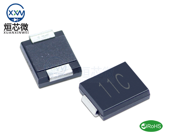 1.5SMC11CA參數,TVS二極管1.5SMC11CA瞬態抑制二極管
