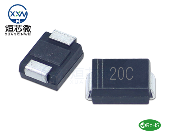 P6SMB20CA參數,TVS二極管P6SMB20CA瞬態(變)抑制二極管